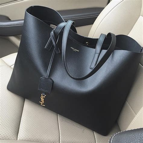 ysl big black tote